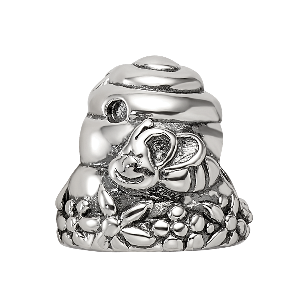 Sterling Silver Reflections Beehive Bead