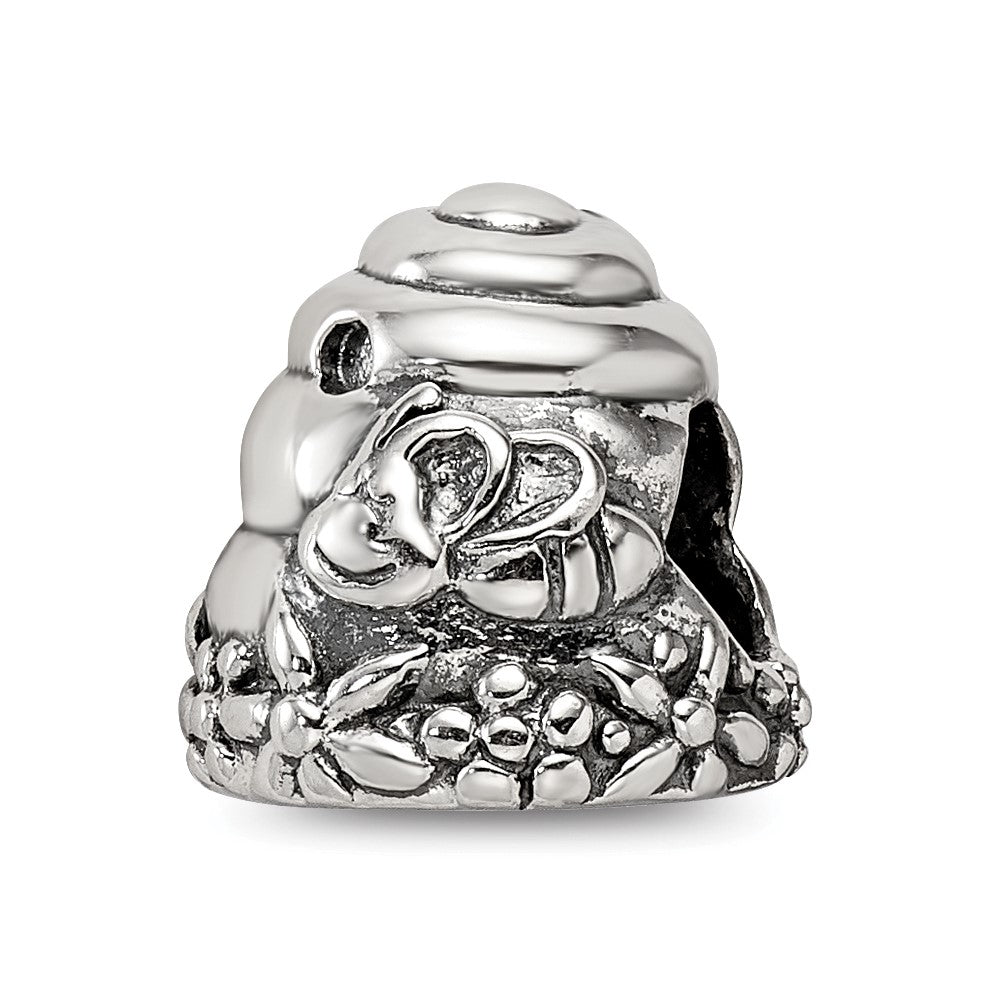 Sterling Silver Reflections Beehive Bead