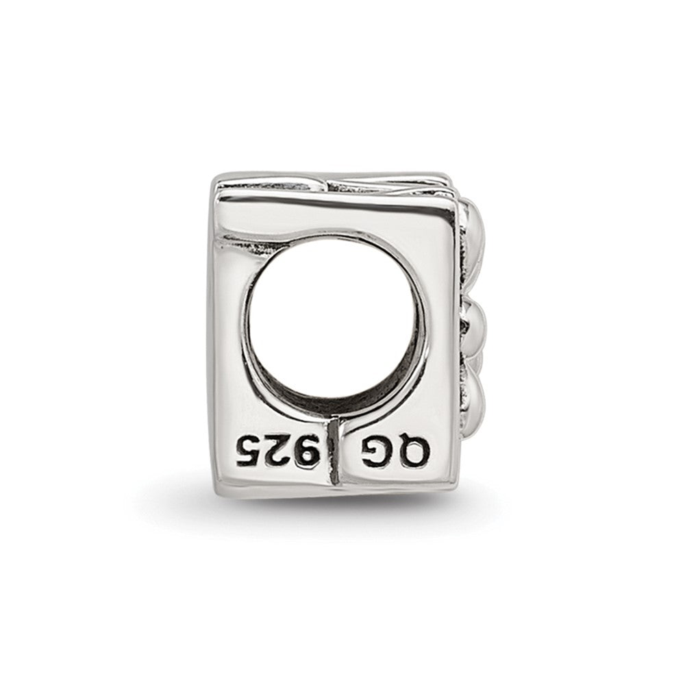 Sterling Silver Reflections Best Mom Two Sided Bead