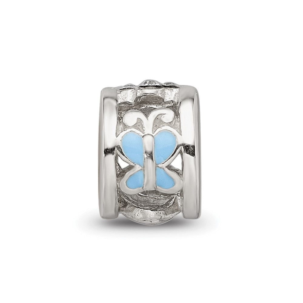 Sterling Silver Reflections Enamel Preciosa Crystal Ladybug Bead
