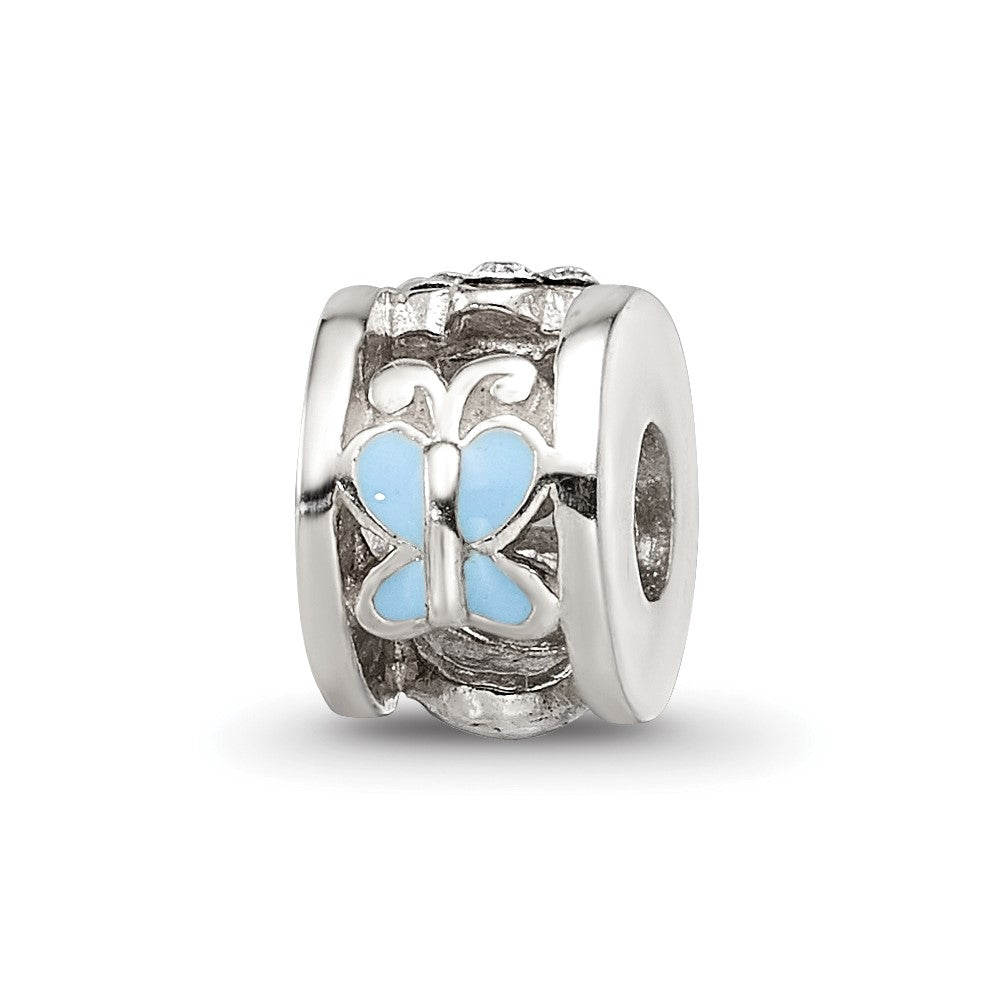 Sterling Silver Reflections Enamel Preciosa Crystal Ladybug Bead