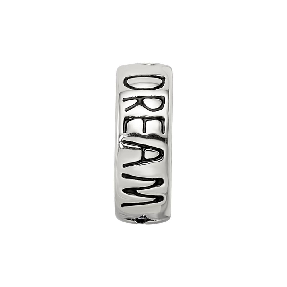 Sterling Silver Reflections Blue Crystal Dream Spacer Bead