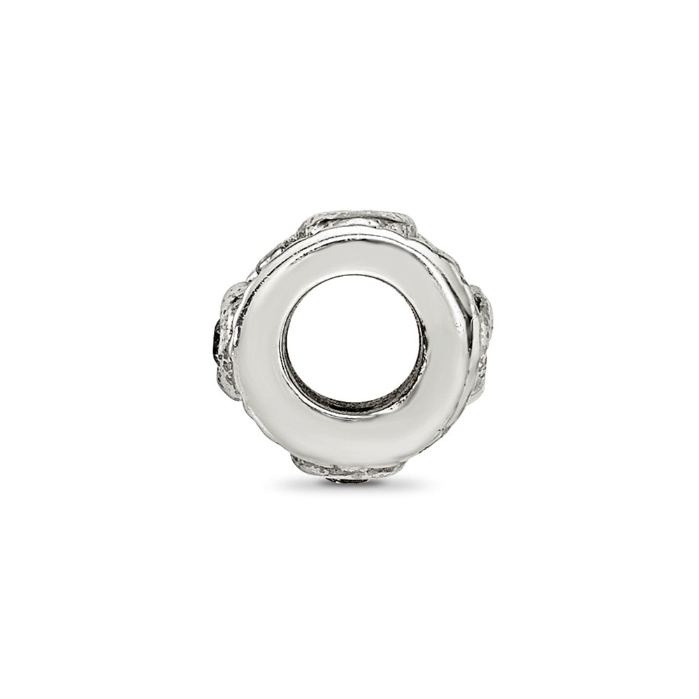 Sterling Silver Reflections CZ Rope Bead