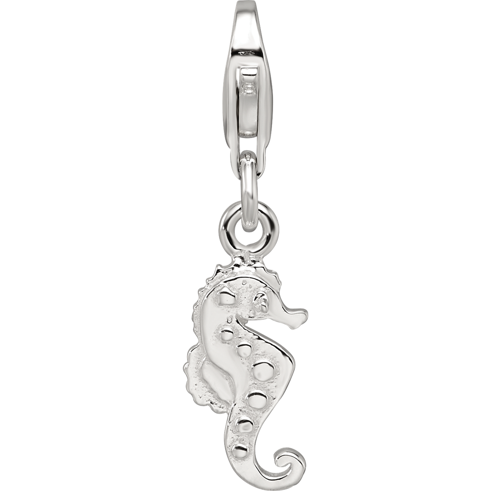 Sterling Silver Reflections Seahorse Charm