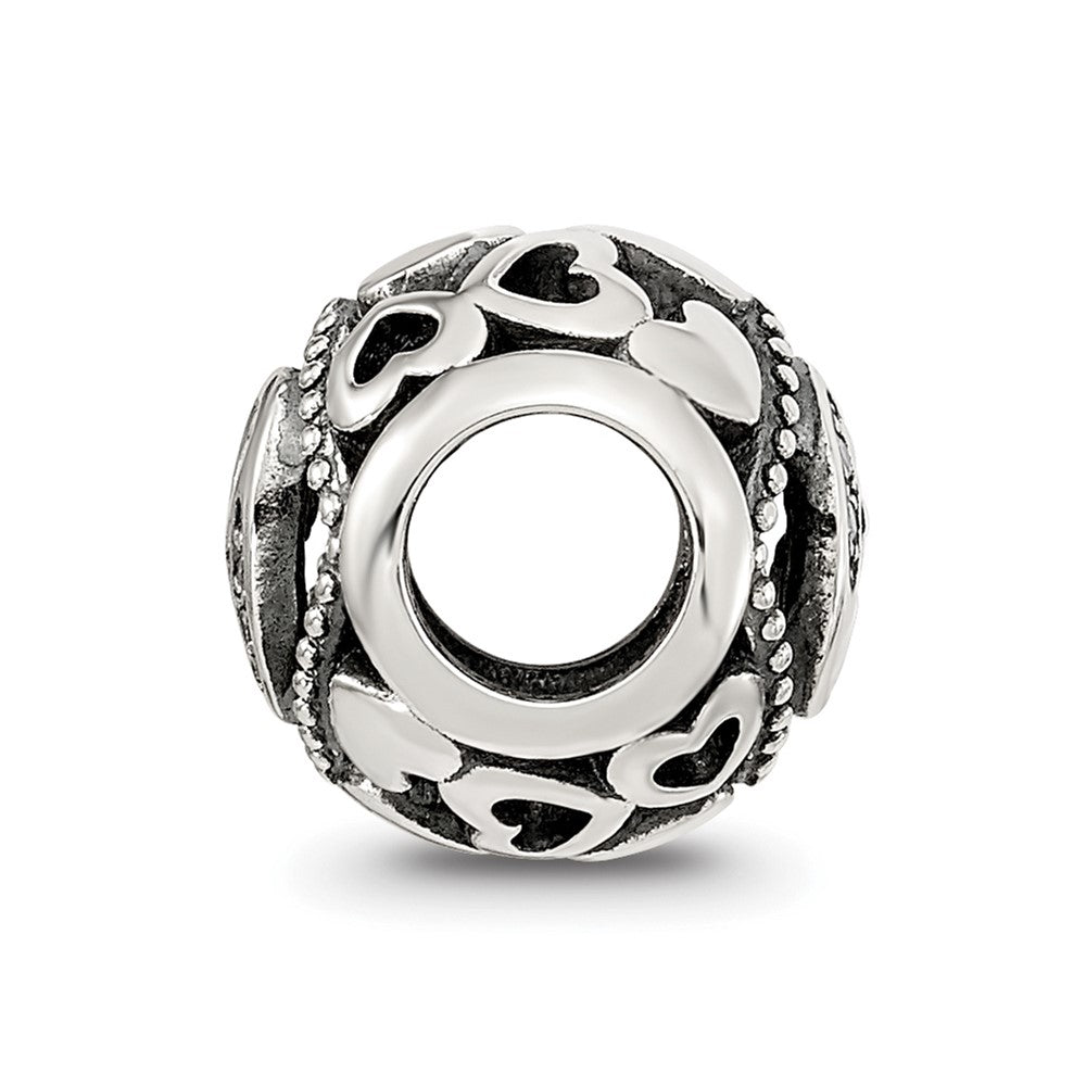 Sterling Silver Reflections CZ Letter G Bead