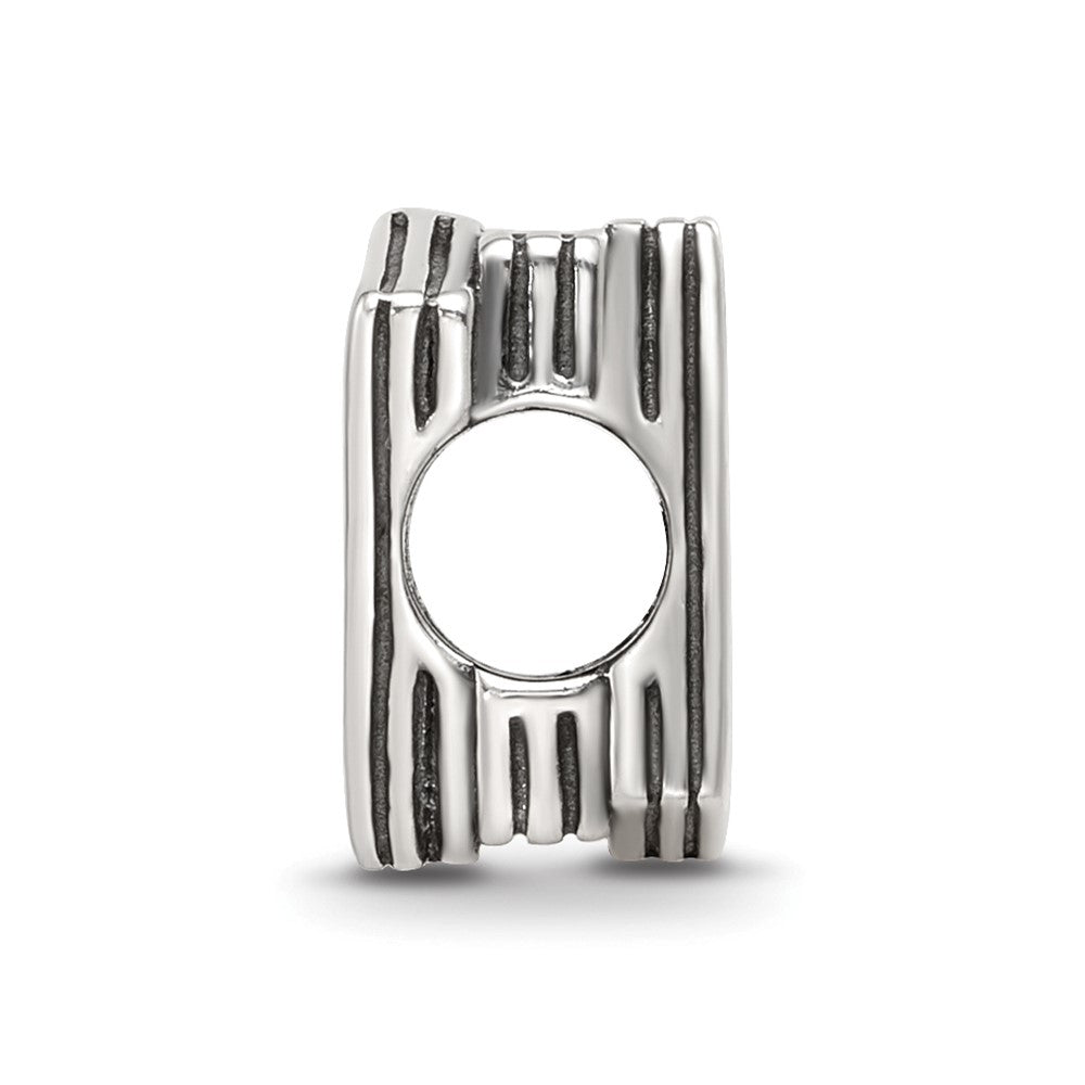 Sterling Silver Reflections Antiqued Number One Teacher Text Book Bead