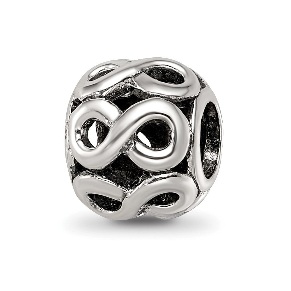 Sterling Silver Reflections Infinity Symbol Bead