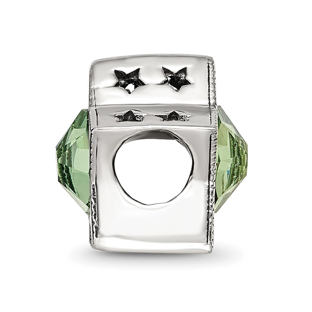 Sterling Silver Reflections Preciosa Crystal August Birthstone Star Bead
