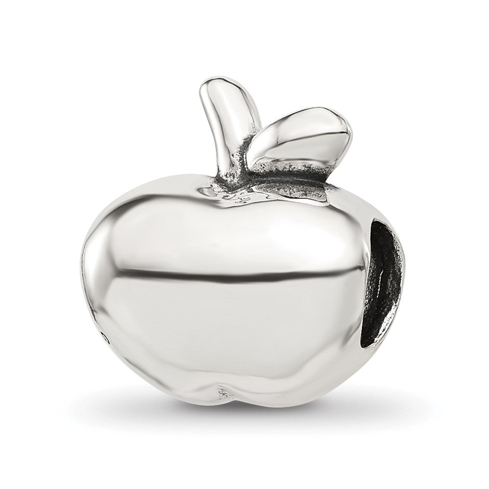 Sterling Silver Reflections Polished Apple Bead