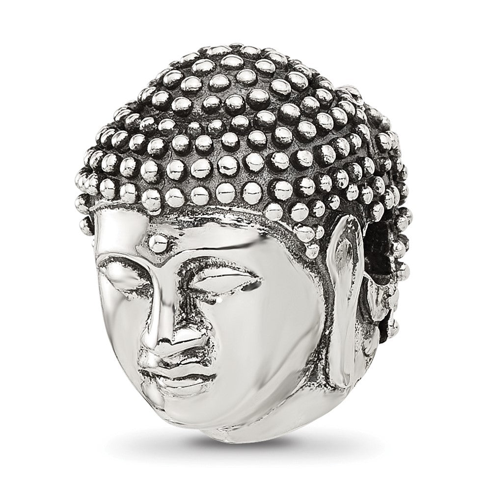 Sterling Silver Reflections Buddha Head Hinged Bead