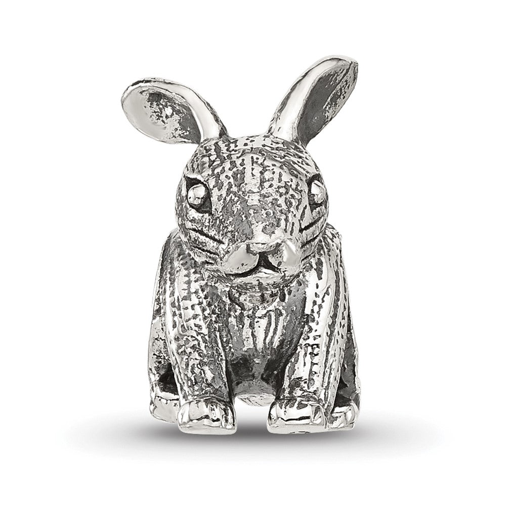 Sterling Silver Reflections Antiqued Bunny Bead