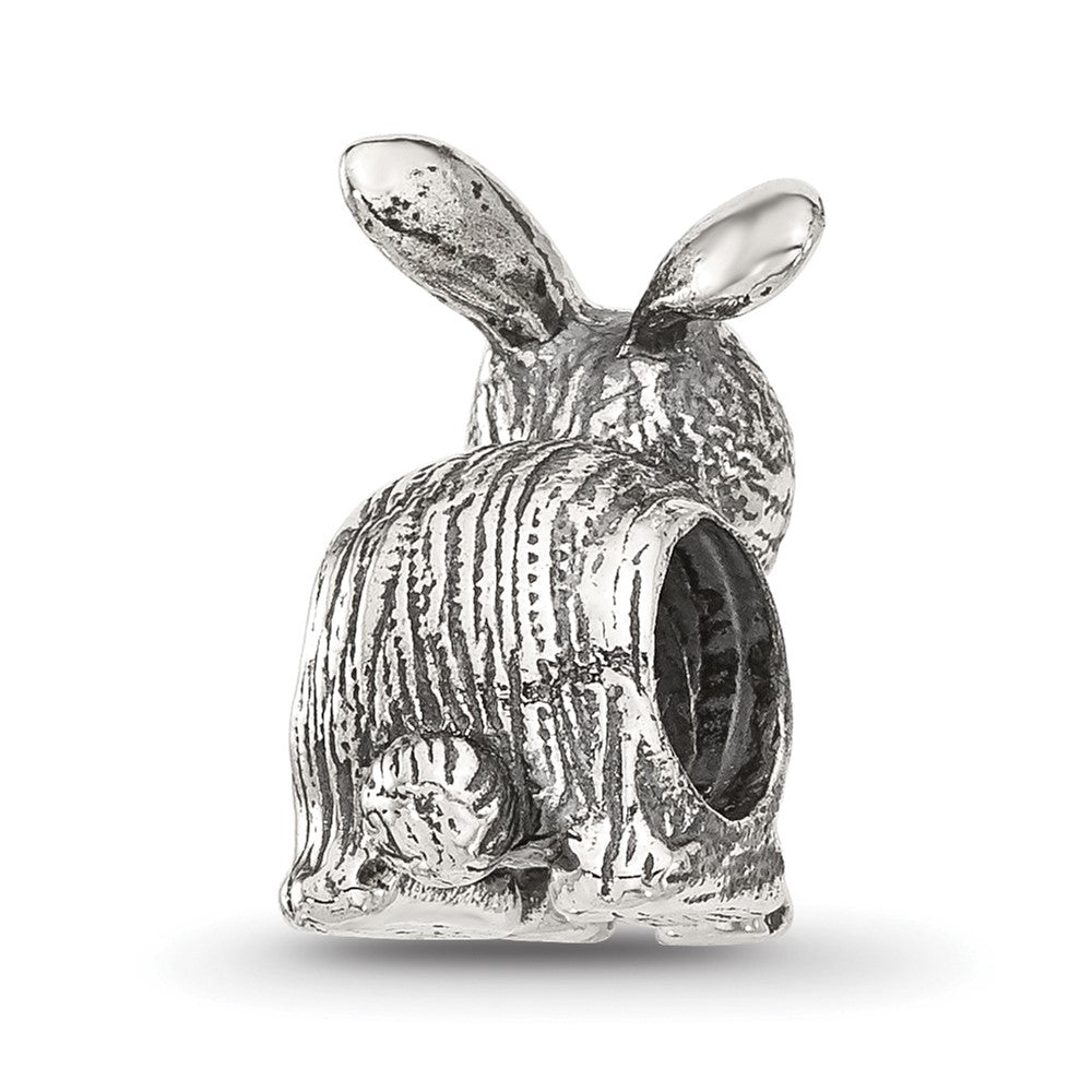 Sterling Silver Reflections Antiqued Bunny Bead