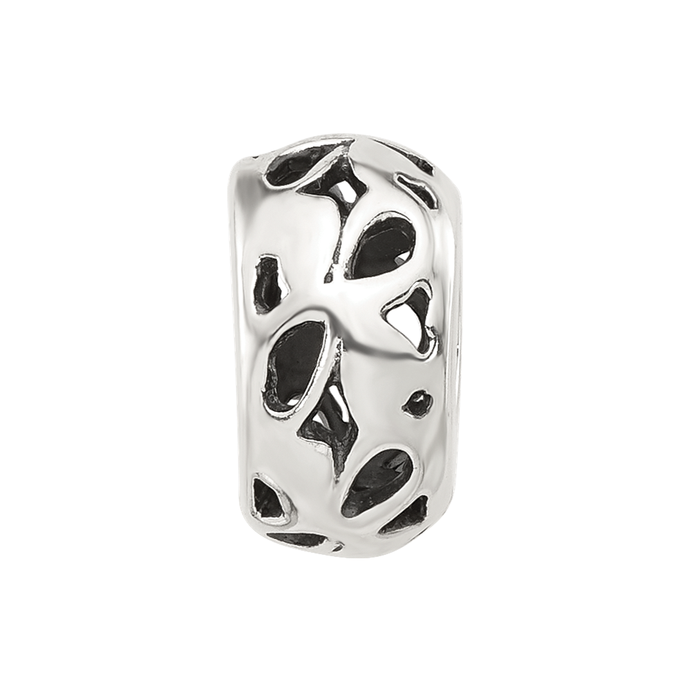 Sterling Silver Reflections Design Spacer  Bead
