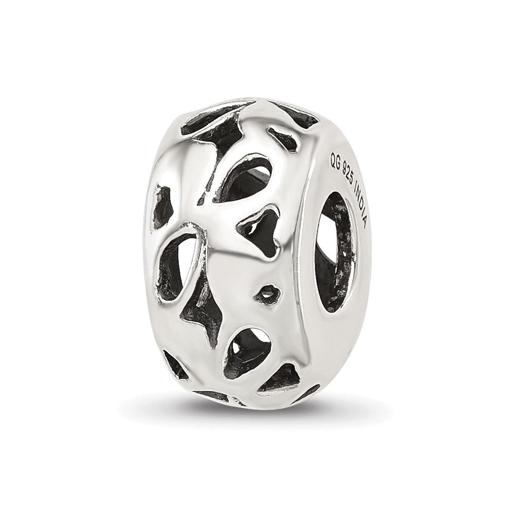 Sterling Silver Reflections Design Spacer  Bead
