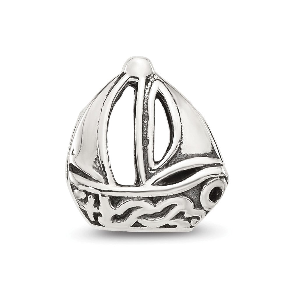 Sterling Silver Reflections Sailboat Bead