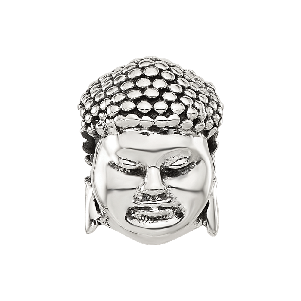 Sterling Silver Reflections Budda Head Bead