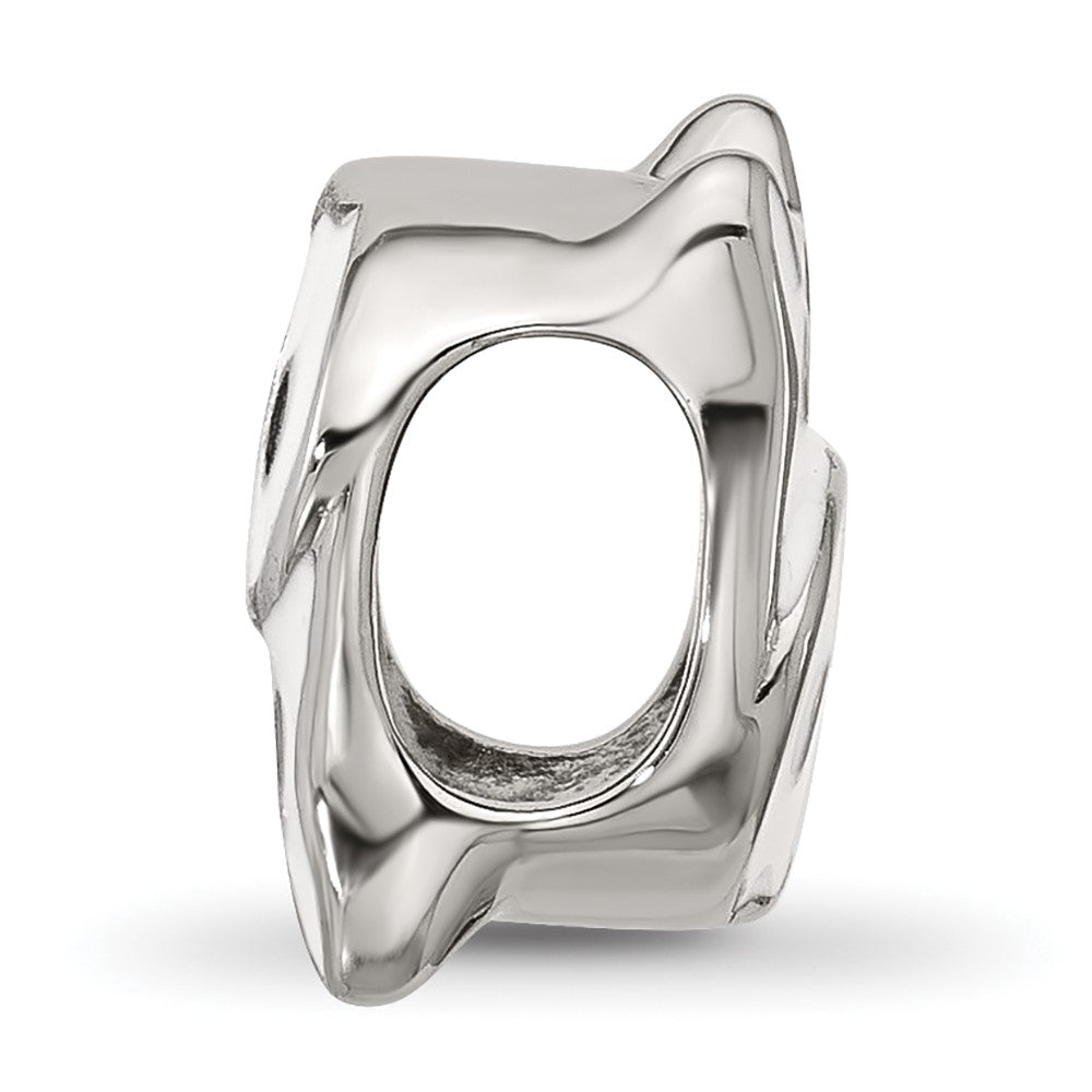 Sterlnig Silver Reflections Enamel Cow Face Bead