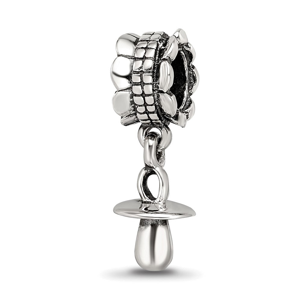 Sterling Silver Reflections Pacifier Dangle Bead
