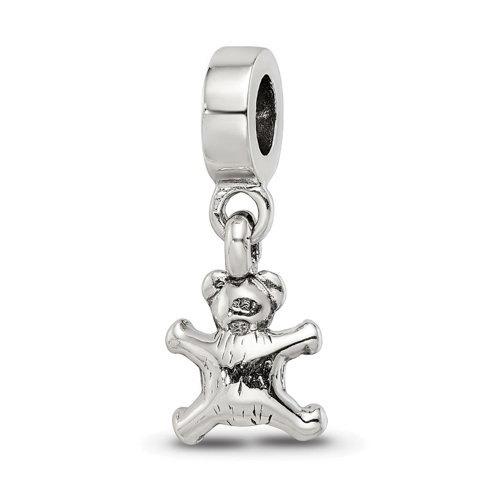 Sterling Silver Reflections Teddy Bear Dangle Bead
