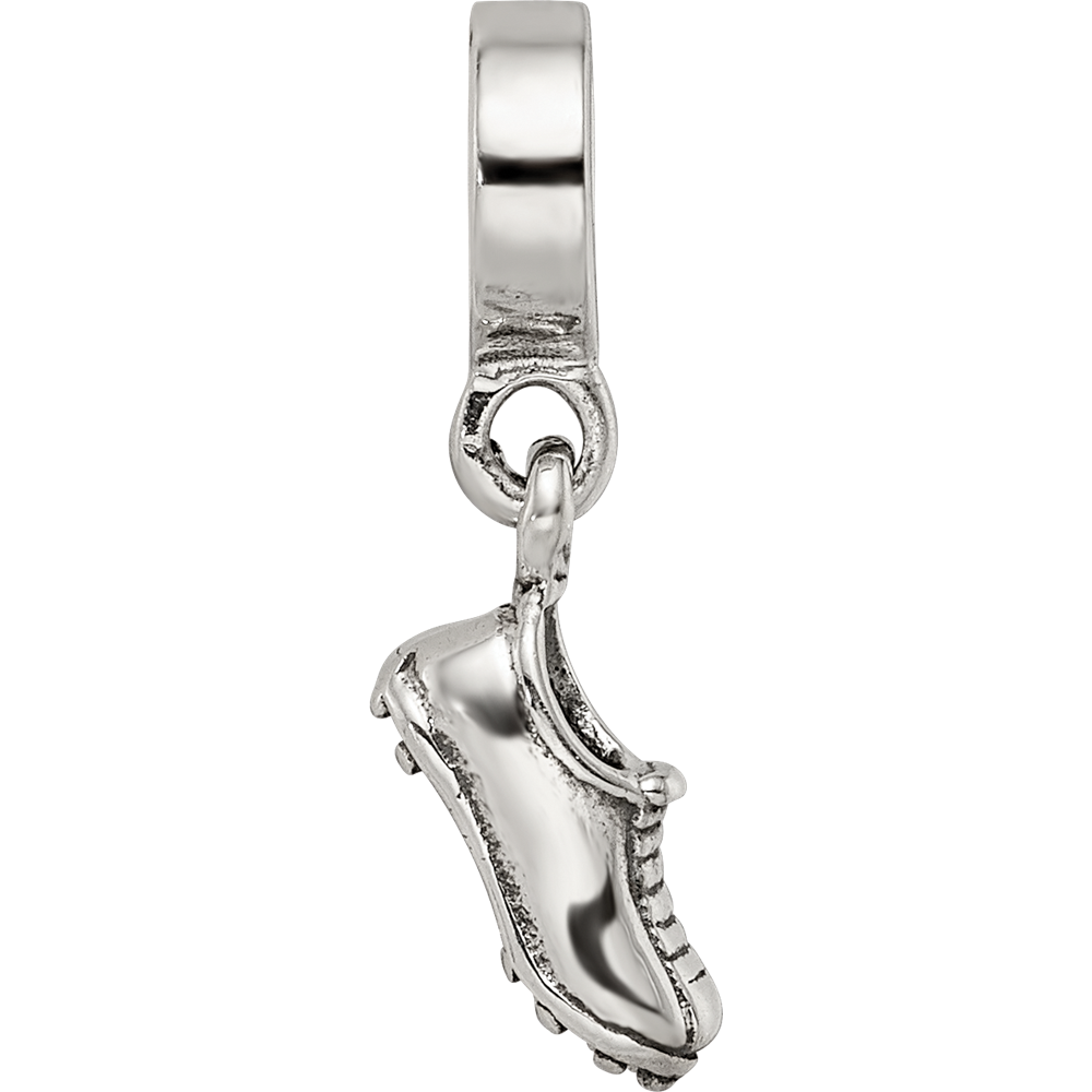 Sterling Silver Reflections Sports Shoe Dangle Bead