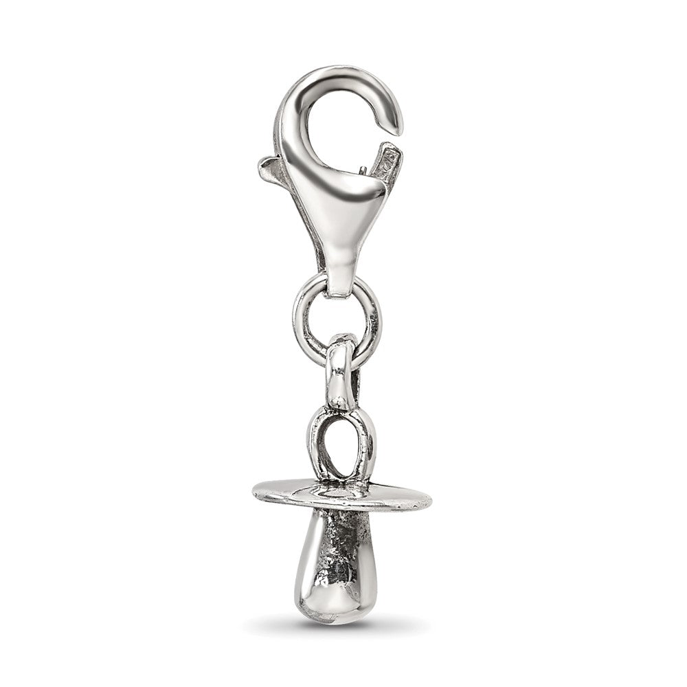 Sterling Silver Reflections Pacifier Click-on for Bead
