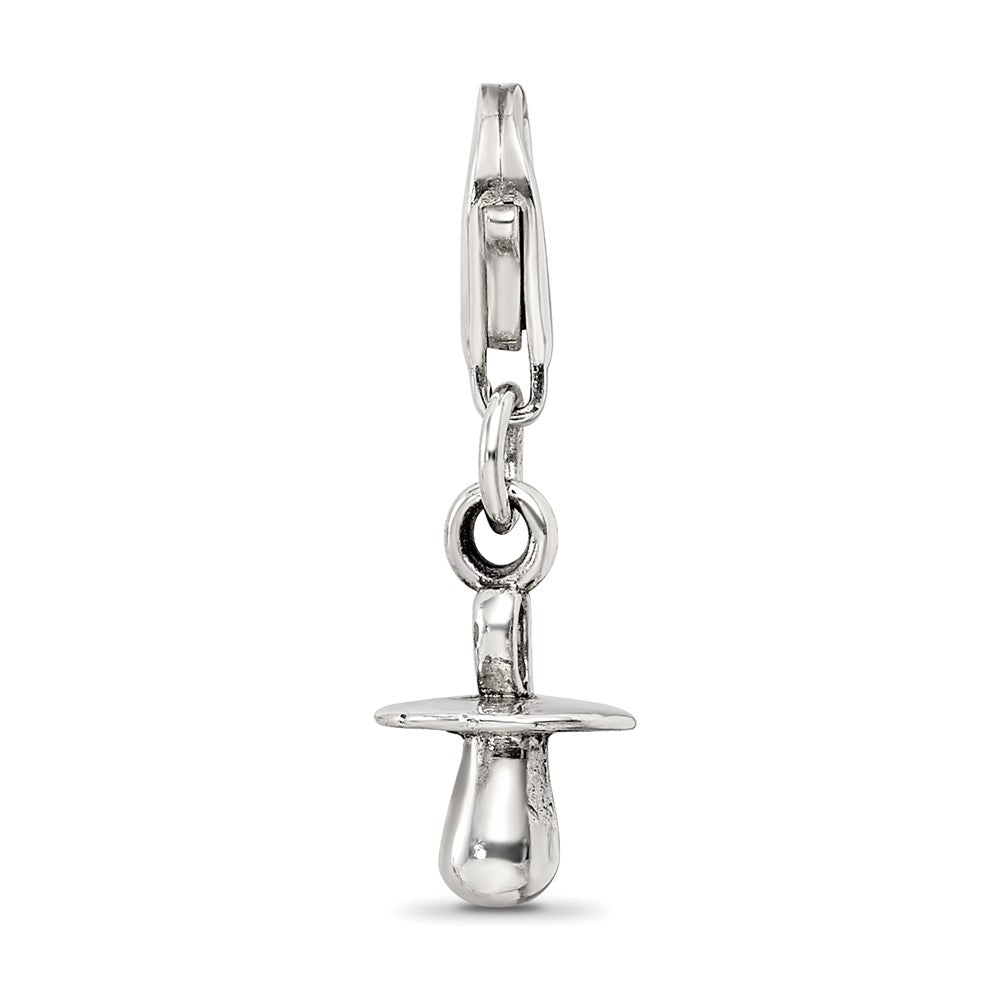 Sterling Silver Reflections Pacifier Click-on for Bead