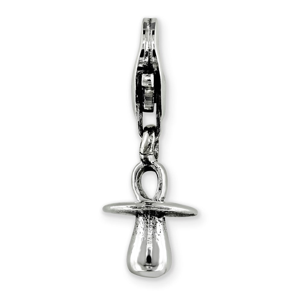 Sterling Silver Reflections Pacifier Click-on for Bead