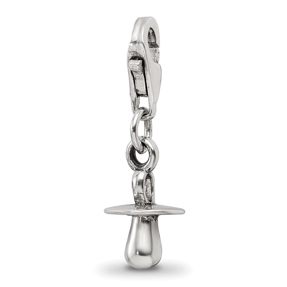 Sterling Silver Reflections Pacifier Click-on for Bead