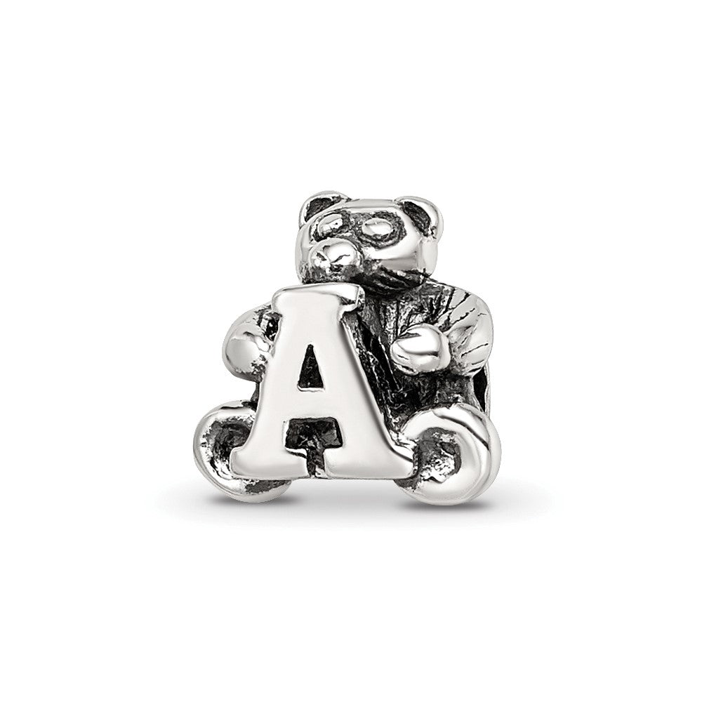 Sterling Silver Reflections Letter A Bead