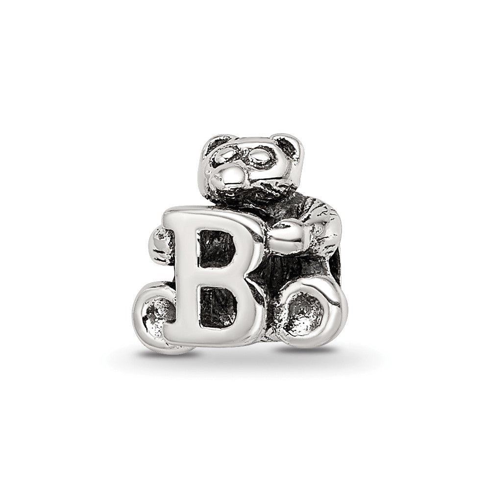 Sterling Silver Reflections Letter B Bead