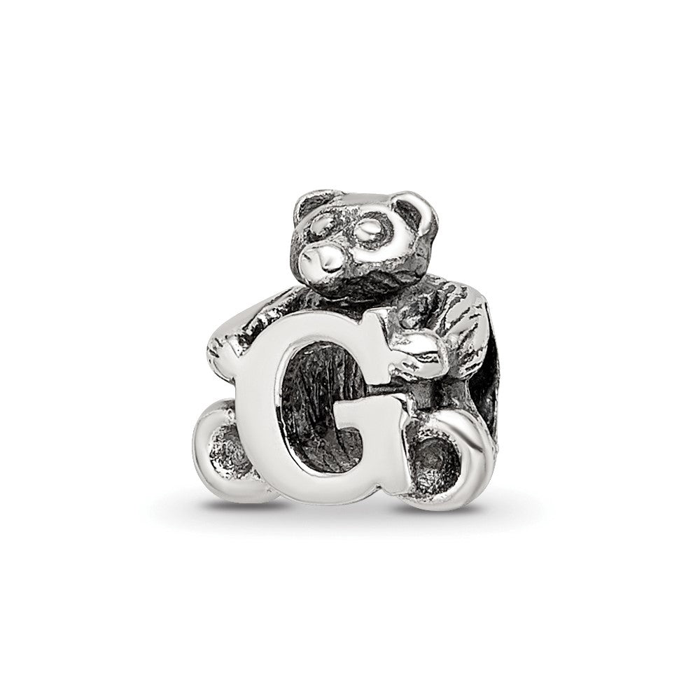 Sterling Silver Reflections Letter G Bead