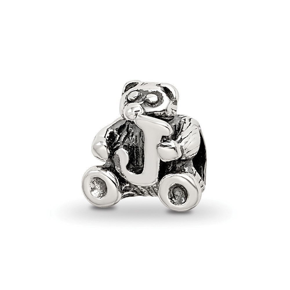 Sterling Silver Reflections Letter J Bead