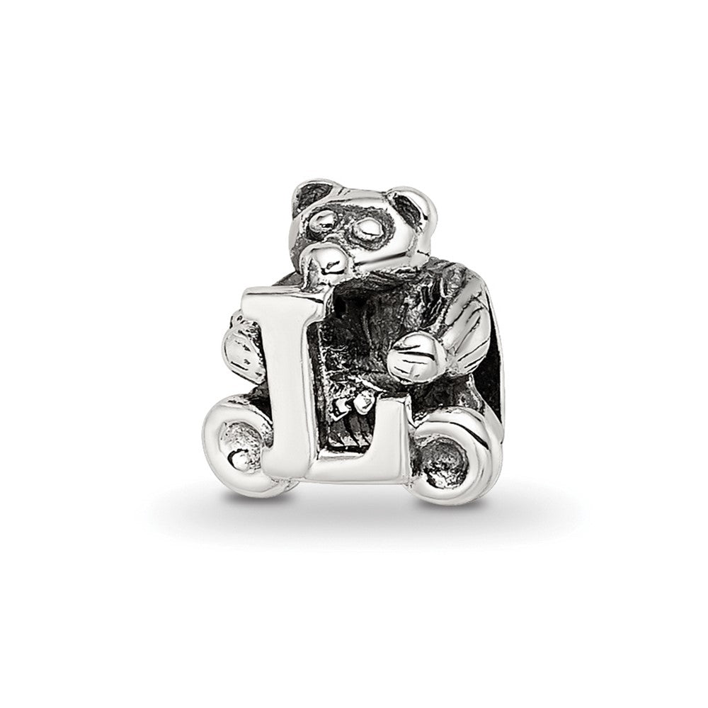 Sterling Silver Reflections Letter L Bead