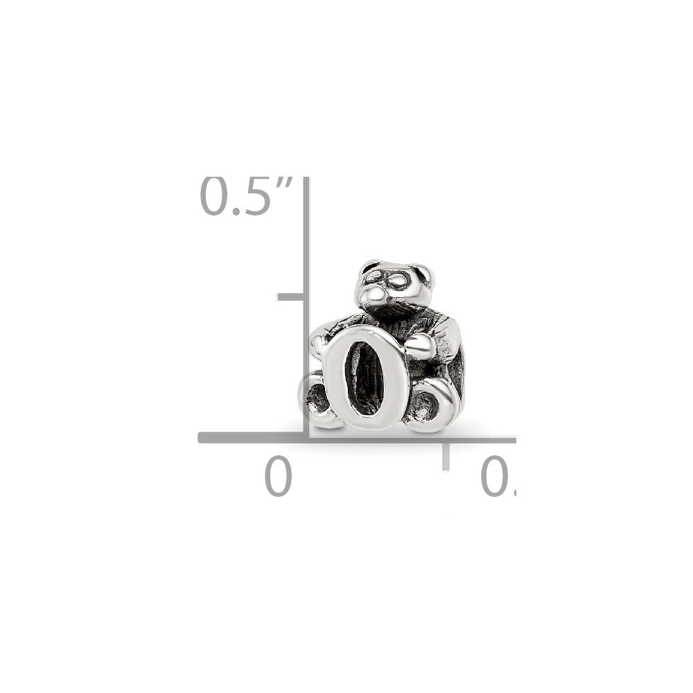 Sterling Silver Reflections Letter O Bead
