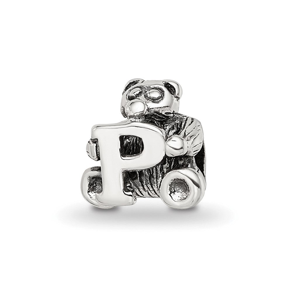 Sterling Silver Reflections Letter P Bead