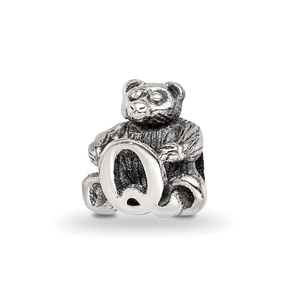 Sterling Silver Reflections Letter Q Bead