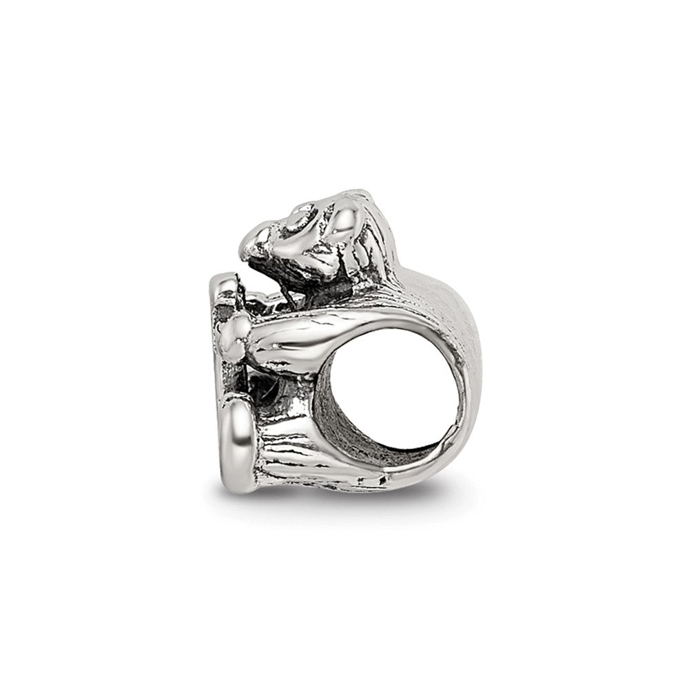 Sterling Silver Reflections Letter V Bead
