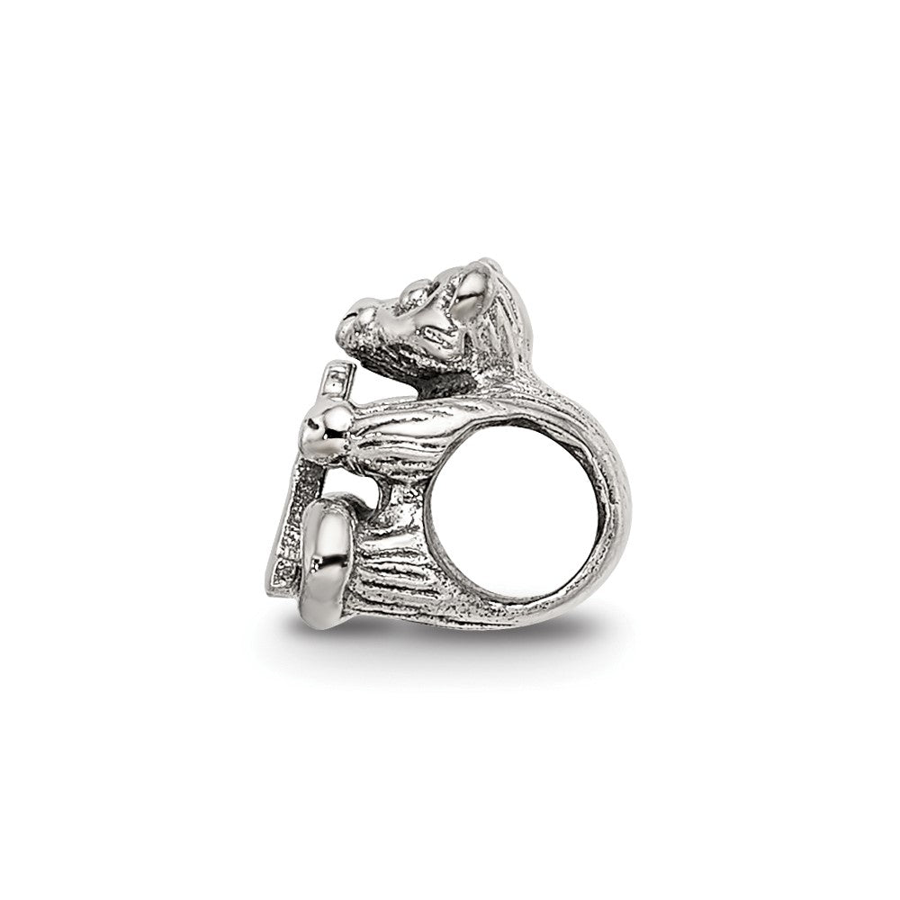 Sterling Silver Reflections Letter X Bead