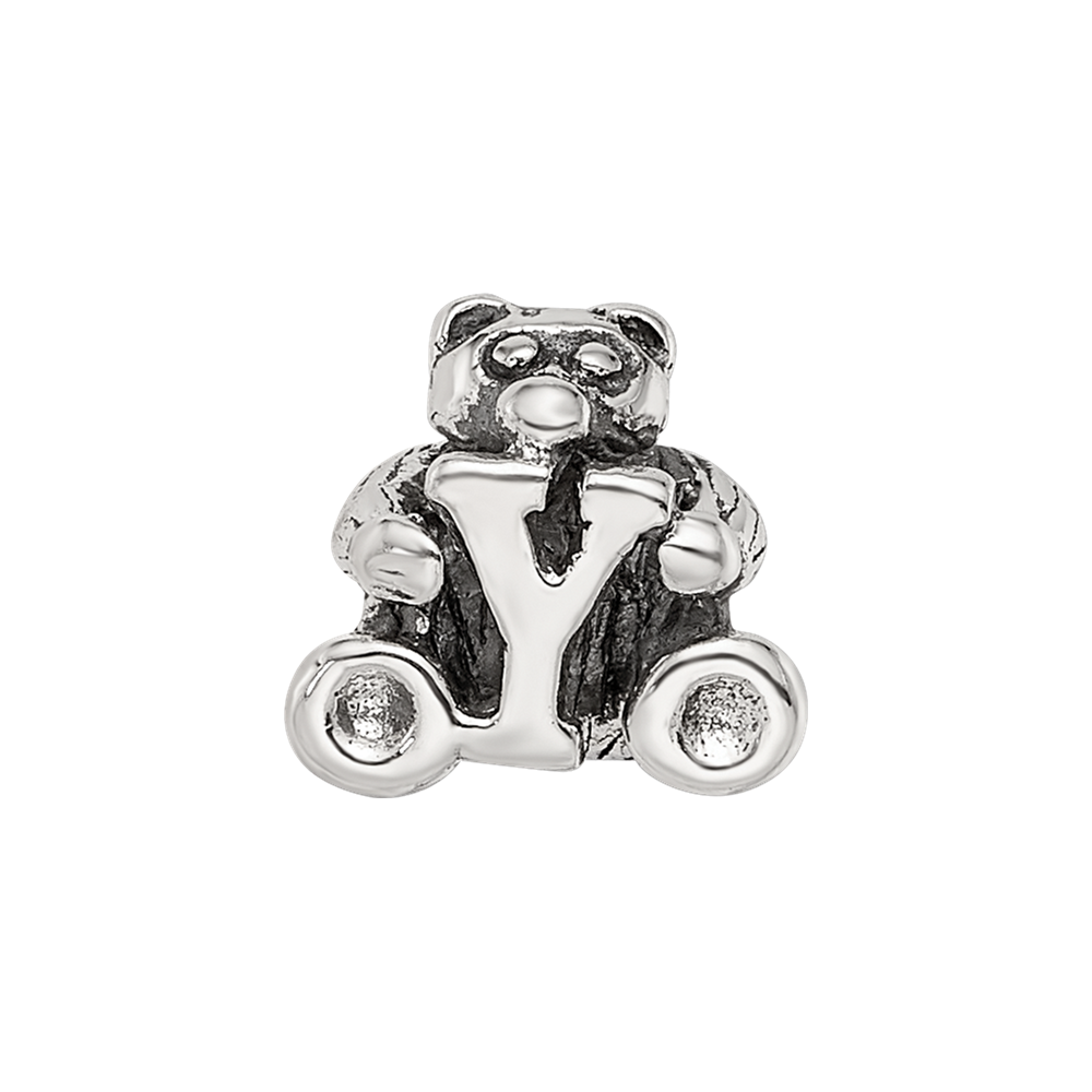 Sterling Silver Reflections Letter Y Bead