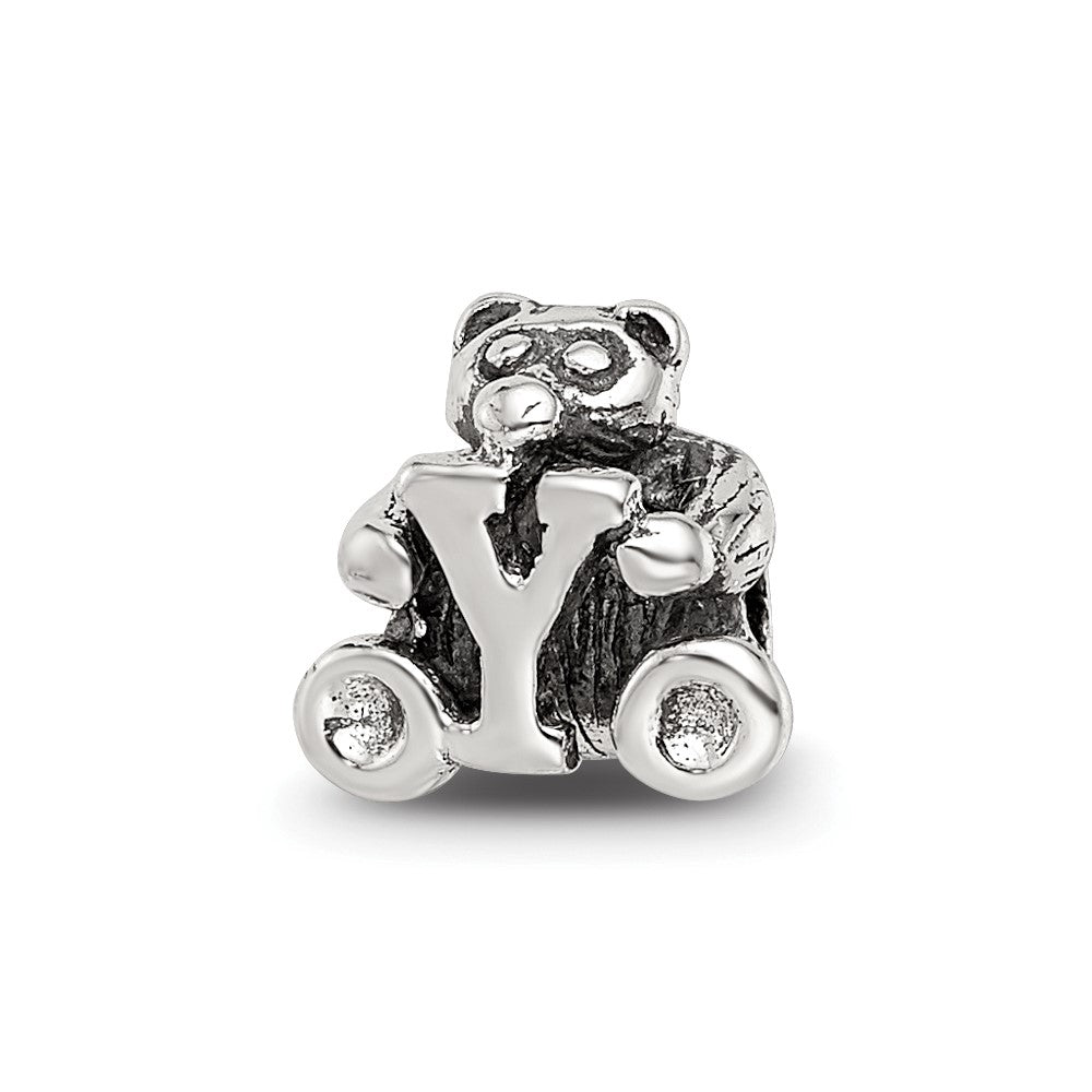 Sterling Silver Reflections Letter Y Bead