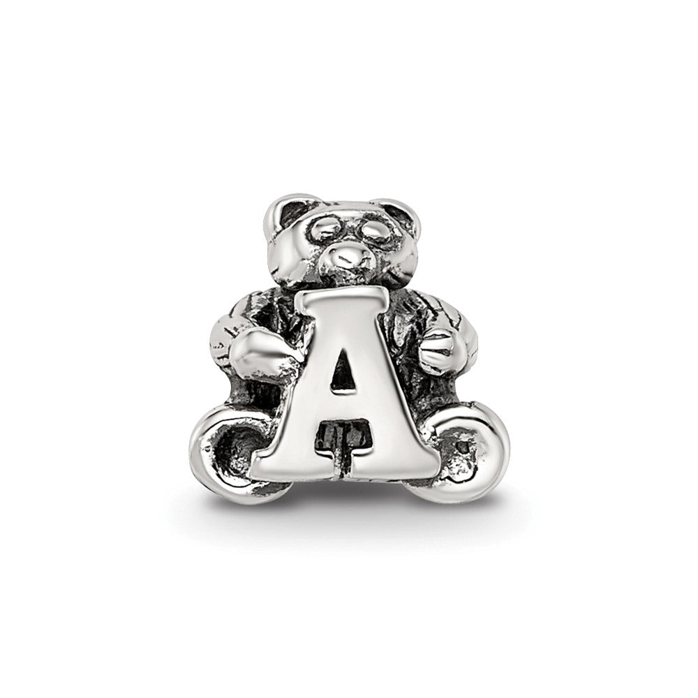 Sterling Silver Reflections Letter A Bead
