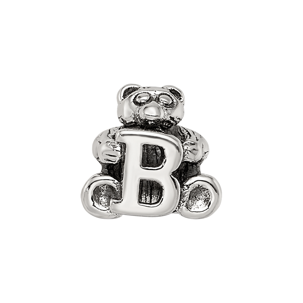 Sterling Silver Reflections Letter B Bead