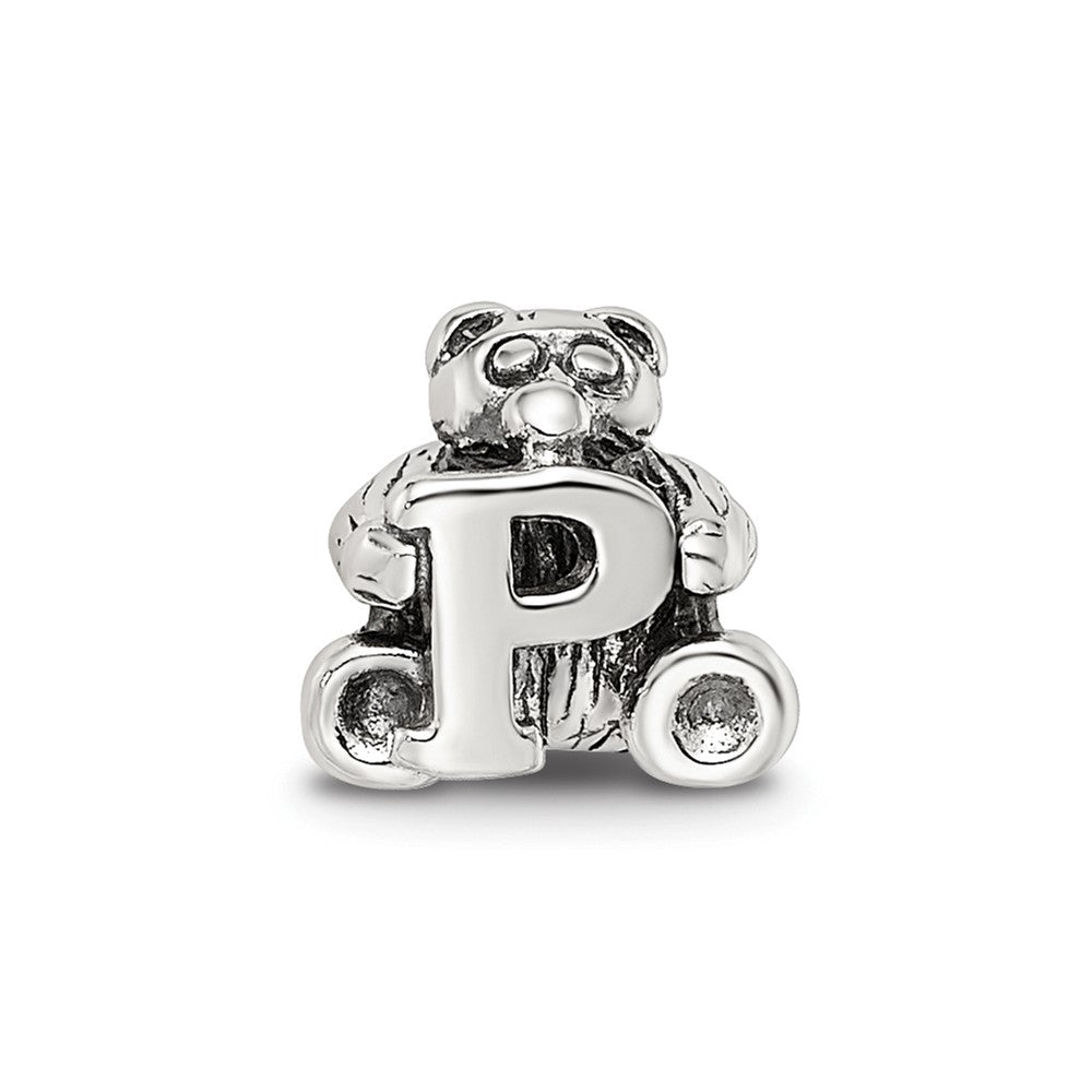 Sterling Silver Reflections Letter P Bead
