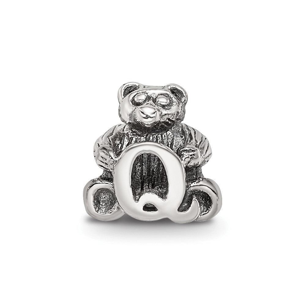 Sterling Silver Reflections Letter Q Bead