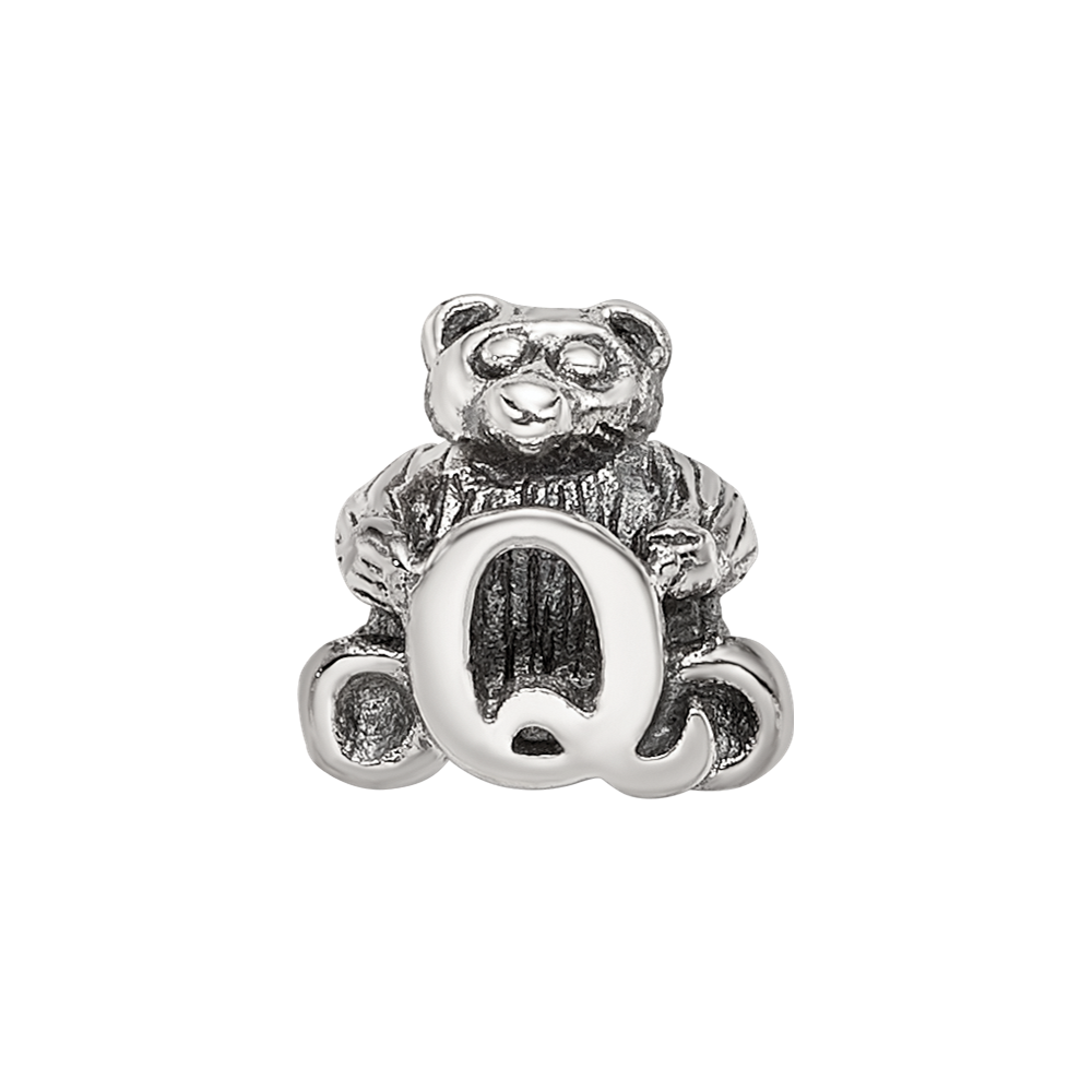 Sterling Silver Reflections Letter Q Bead