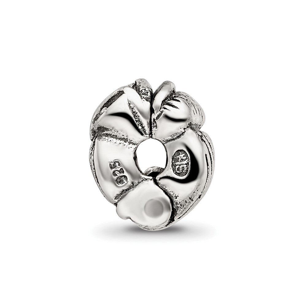 Sterling Silver Reflections Owl Clip Bead