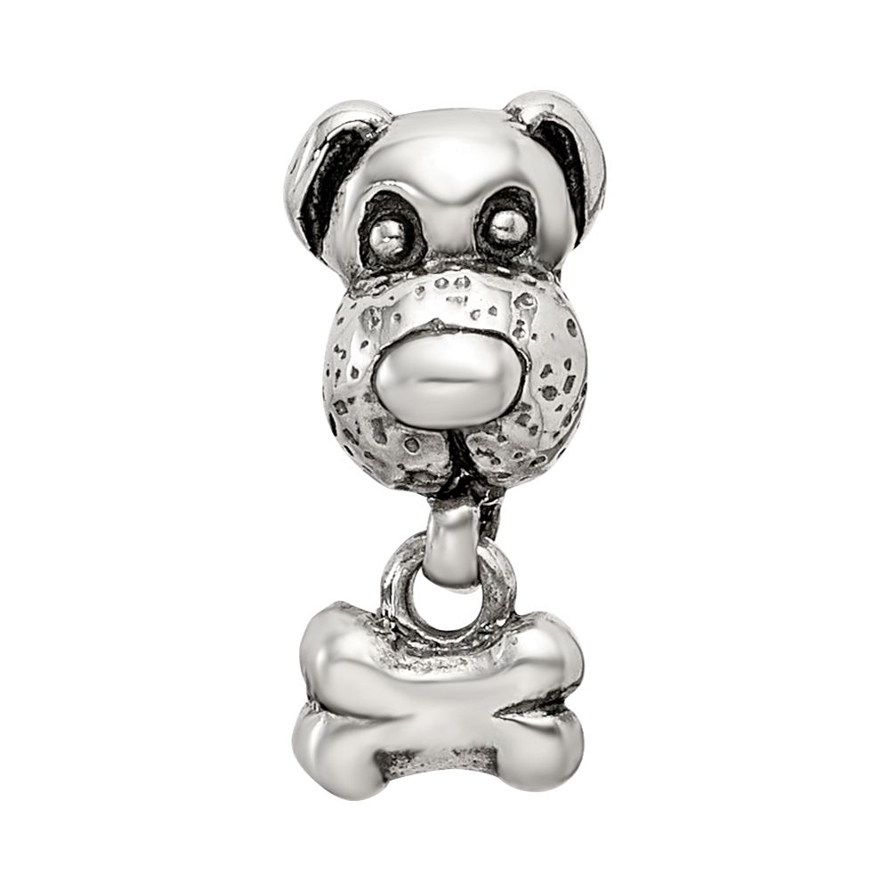 Sterling Silver Reflections Dog & Bone Bead