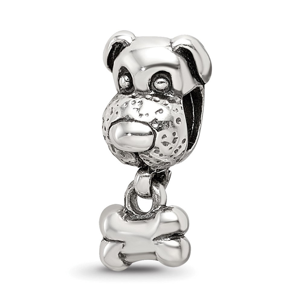 Sterling Silver Reflections Dog & Bone Bead
