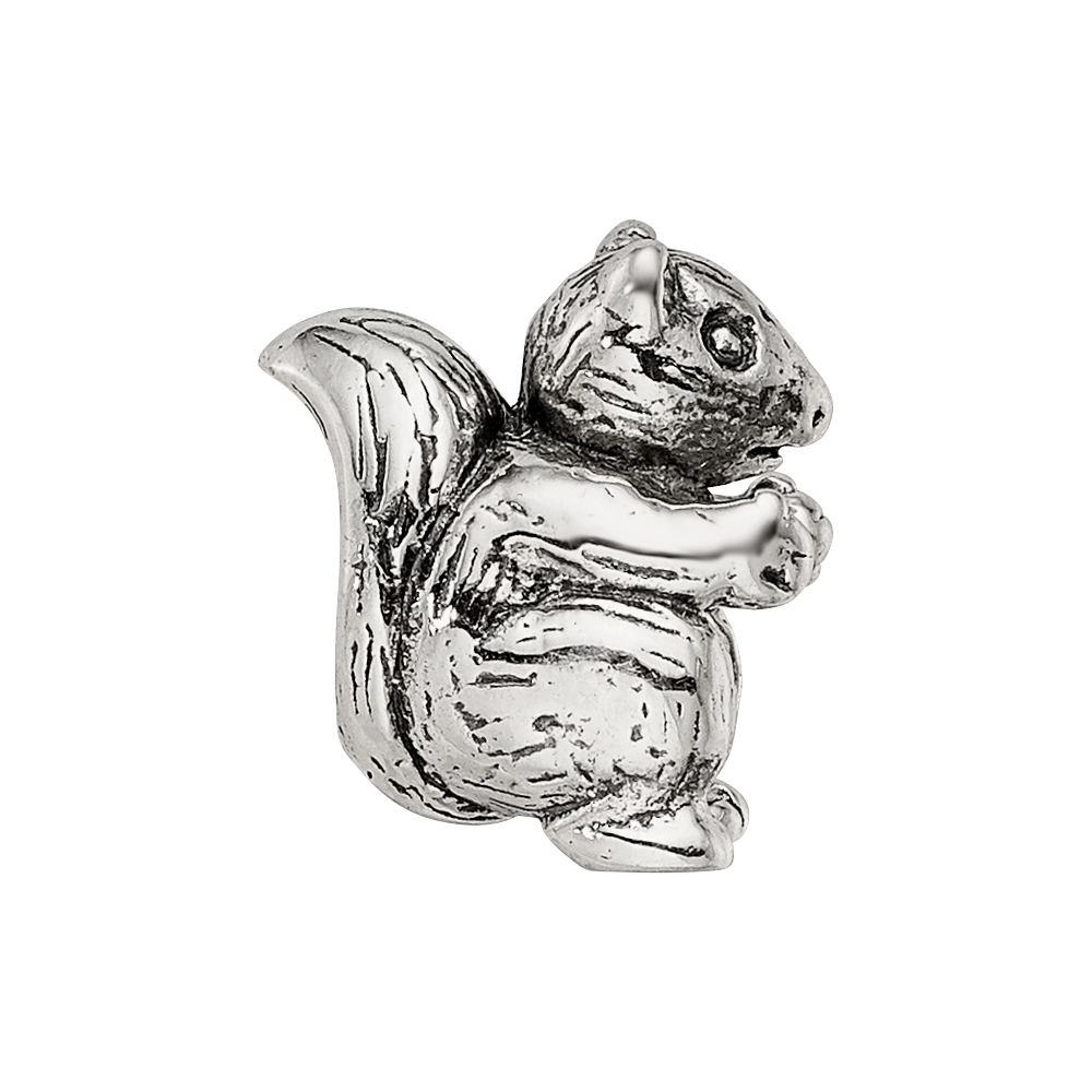 Sterling Silver Reflections Squirrel Bead