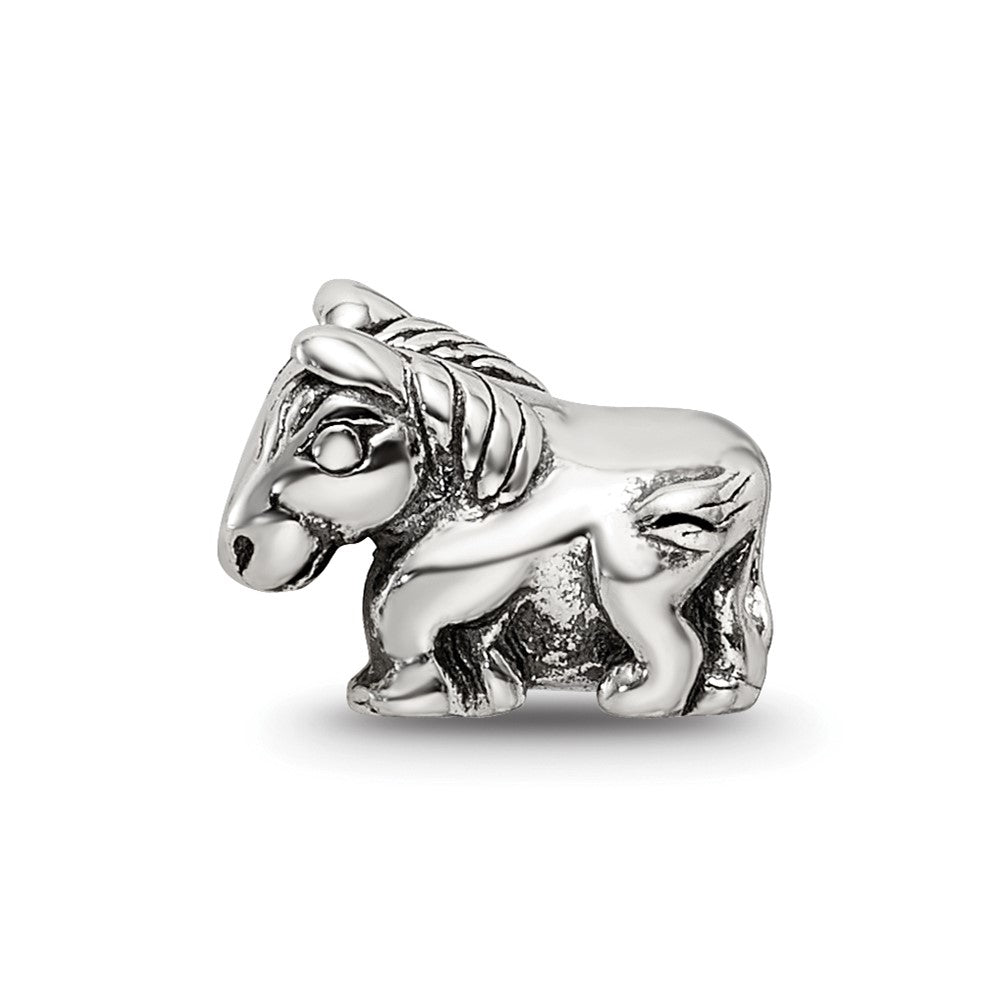 Sterling Silver Reflections Horse Bead